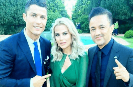 Cristiano Ronaldo au mariage de Jorge Mendes