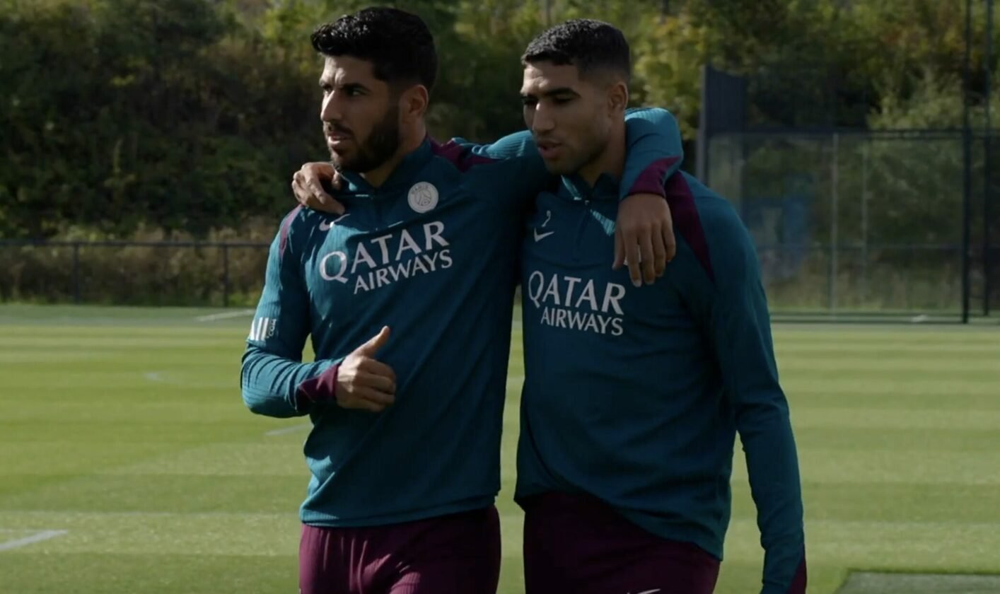Asensio et Hakimi - PSG