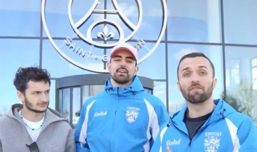 Squeezie au Campus PSG