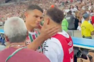 Neymar et Thiago Silva
