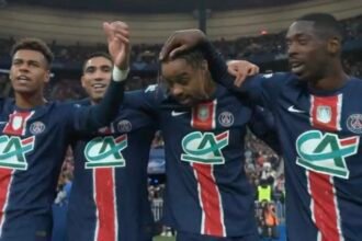 L'attaque du PSG  - copyright FFF