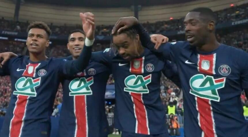 L'attaque du PSG  - copyright FFF