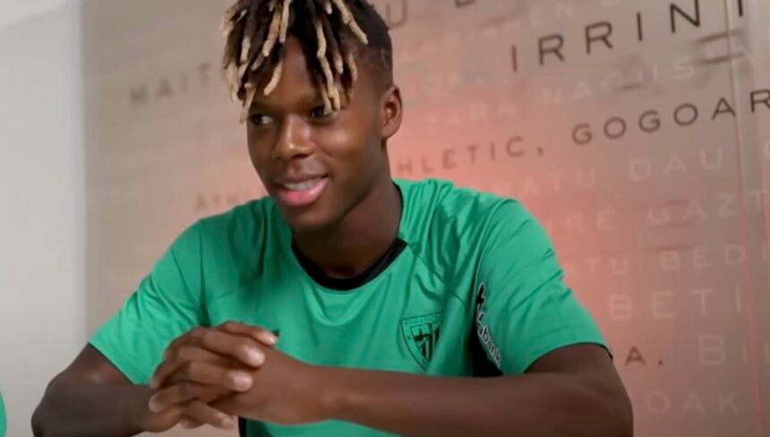 Nico Williams (crédit photo Atheltic Bilbao)