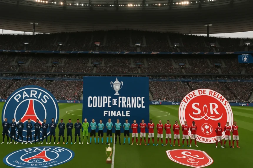 La finale de la Coupe de France PSG-Reims (Image IA - ChatGPT)