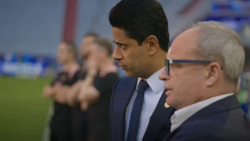 Nasser al-Khelaïfi et Luis Campos