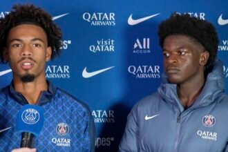 Mathis Jangeal et Quentin Ndjantou