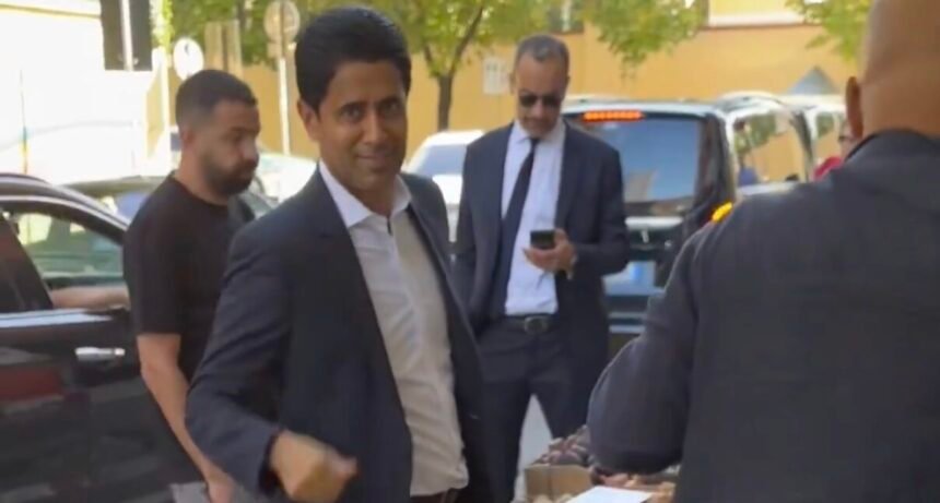 VIDEO. Le président du PSG fait son marché... en Albanie