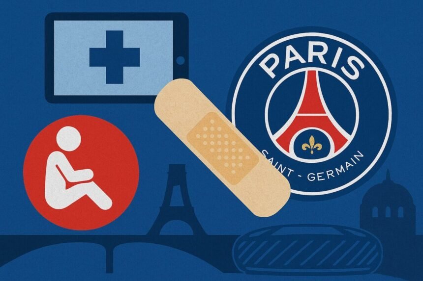 Le PSG et les blessures