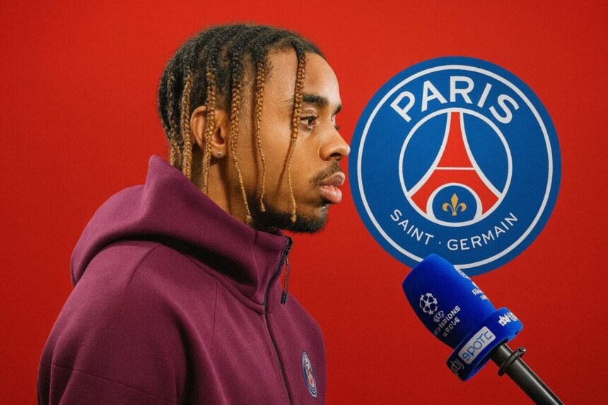 Bradley Barcola - PSG.