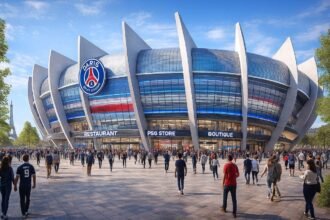 Futur stade du PSG selon l'IA1