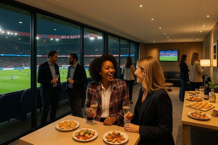 Les réception du PSG au Parc des Princes (image IA)