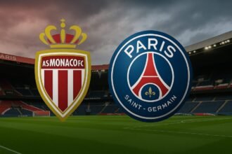 PSG vs Monaco.