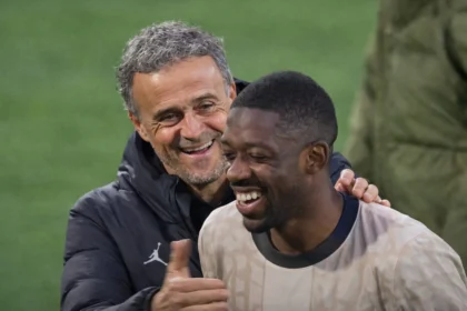 Luis Enrique et Ousmane dembélé