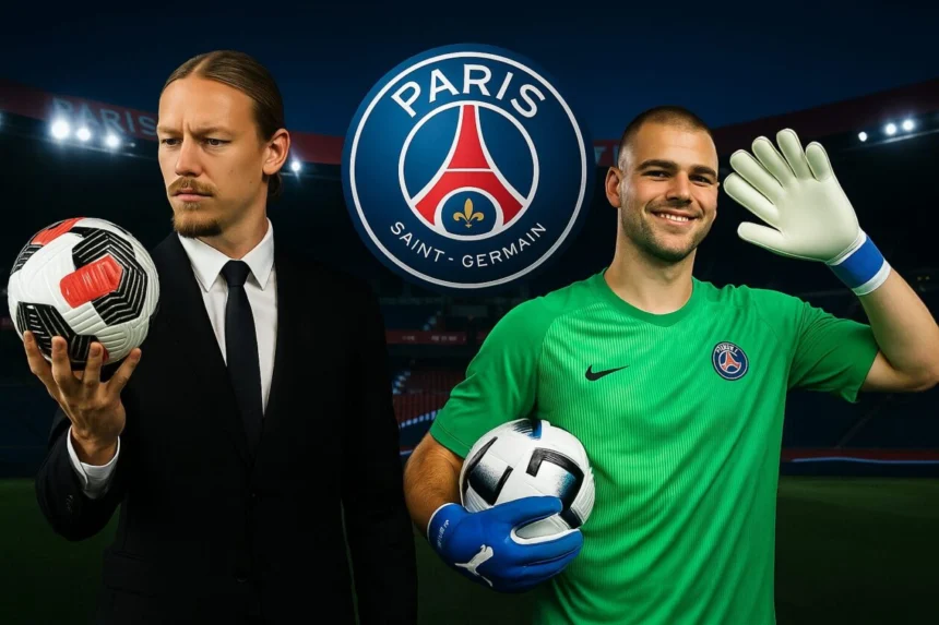 Matvey Safonov et Lucas Chevalier