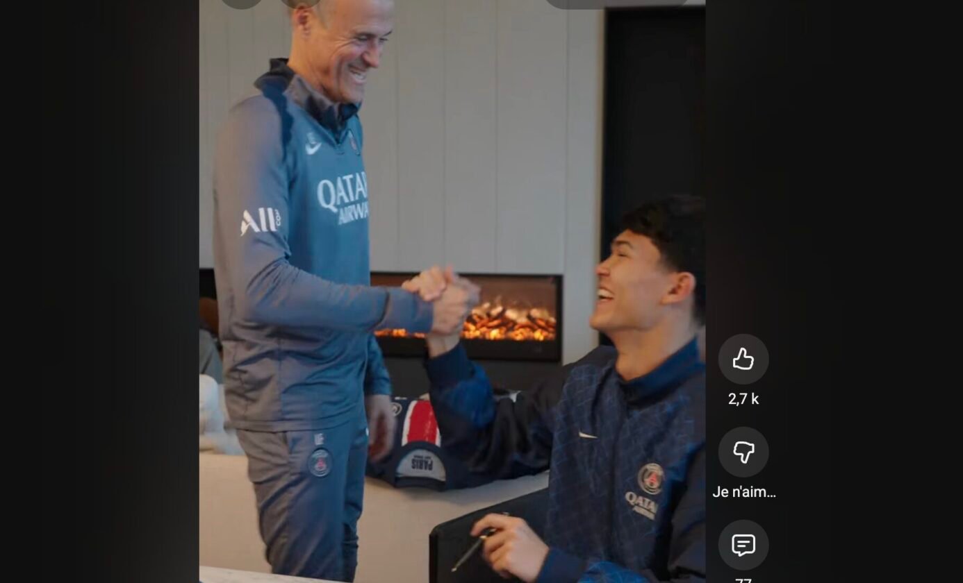 VIDEO. « 50 buts, allez signe! » : Luis Enrique chambre Dro Fernandez