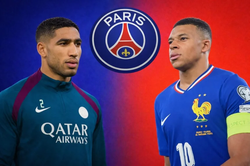 Hakimi et Mbappé