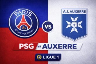 PSG vs Auxerre - Ligue 1.