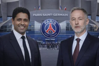 Nasser al Khelaïfi et Emmanuel Grégoire