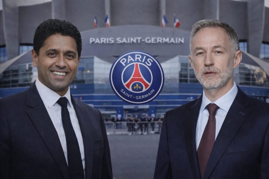 Nasser al Khelaïfi et Emmanuel Grégoire