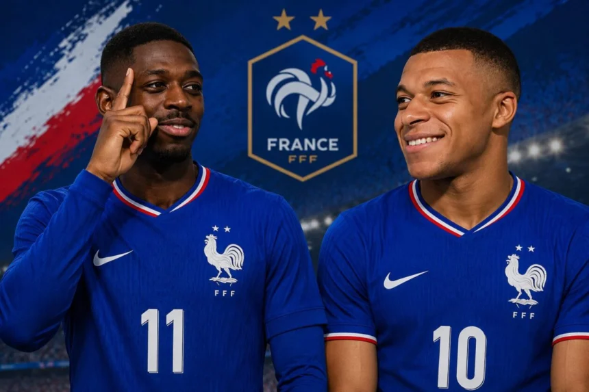 Dembélé et Mbappé