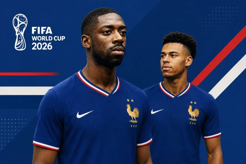 Doué et Dembélé - Equipe de France