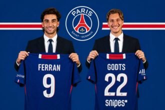 Mika Godts et Ferran Torres