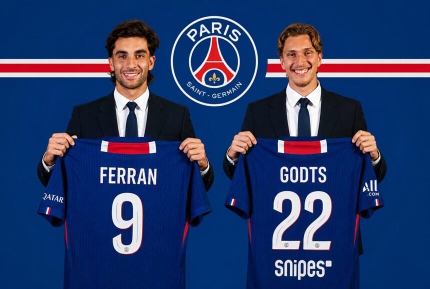 Mika Godts et Ferran Torres