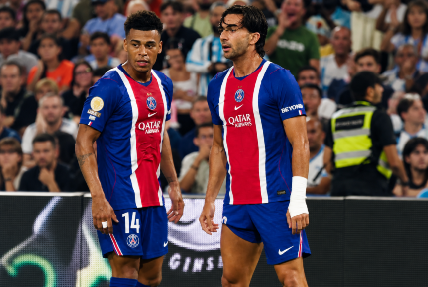 Désiré Doué et Ferran Torres (Ligue 1+)