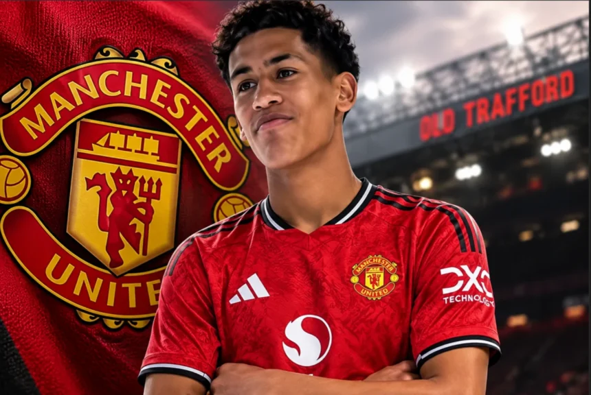 JJ GABRIEL (crédit photo Manchester United, montage vipsg.fr)