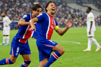 Marquinhos et Ferran Torres - PSG