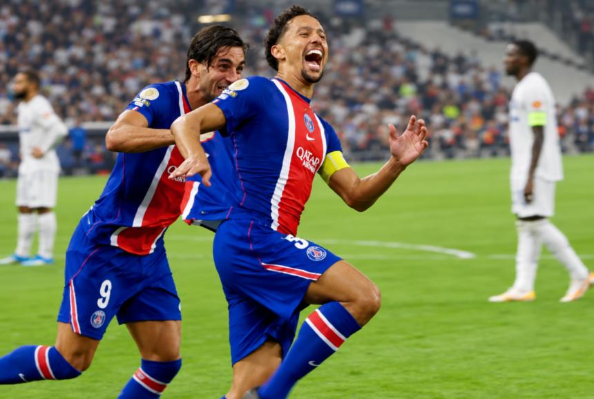 Marquinhos et Ferran Torres - PSG