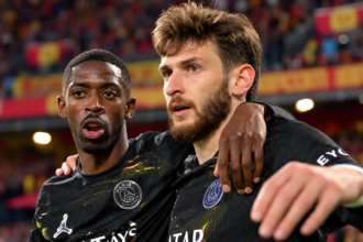 Dembélé et Kvara PSG