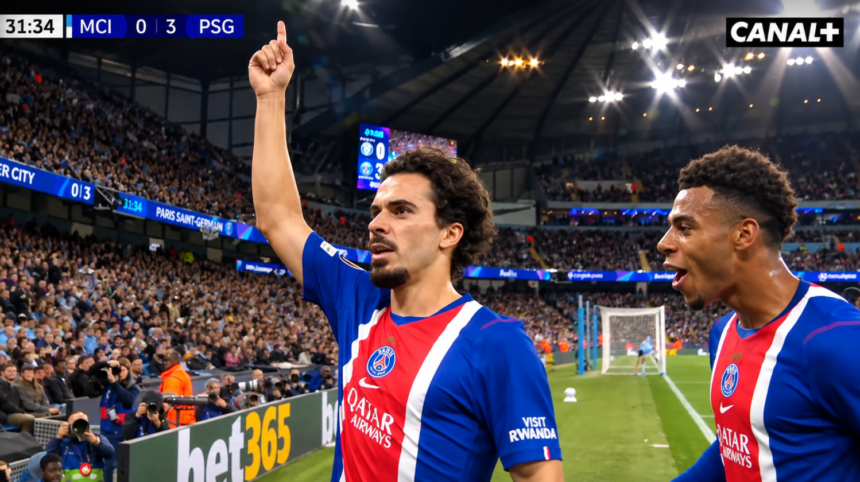 Vitinha et Doué - PSG