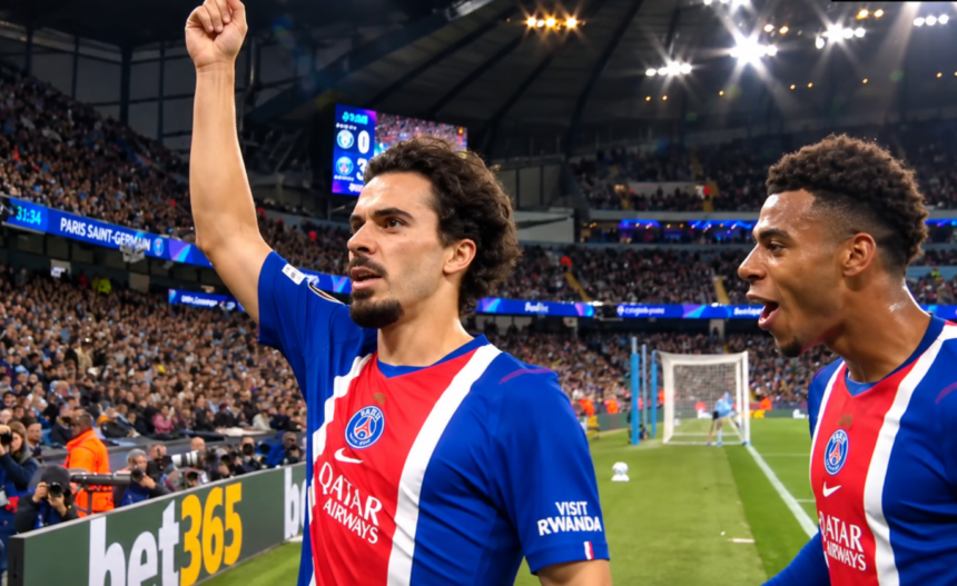 Vitinha et Doué PSG