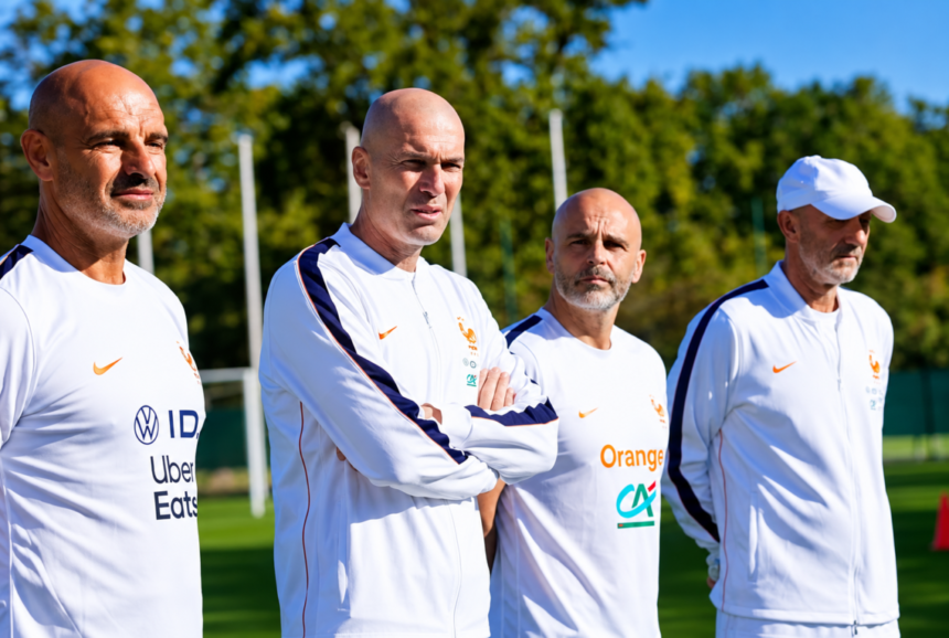 Zidane et Barthez FFF